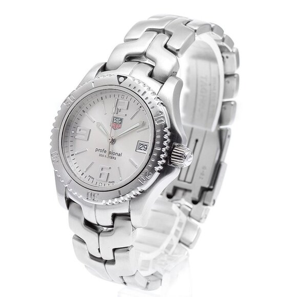 TAG HEUER Link WT1212 Date Silver Dial Quartz Men's Watch_893658 - Picture 2 of 6